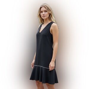 Le Lis Blanc Black Sleeveless Mini Dress Size Petite